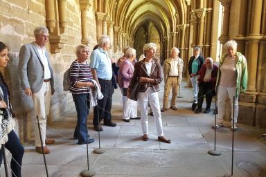 Mitglieder des Fördervereins Musik an der Stadtkirche Ludwigsburg in Maulbronn am 23. Juni 2018. Foto: Elfriede Krüger.